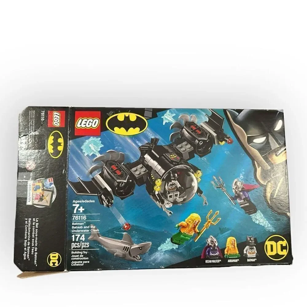 Lego 76116 Batman Bardon and the underwater clash-set 99% only minifigure is Bat